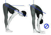 yoga standing forward bend